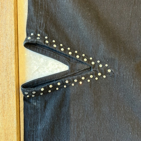 Stoned Aubrey Mid-Rise Cut-Out Straight Jeans - Picture 7 of 7